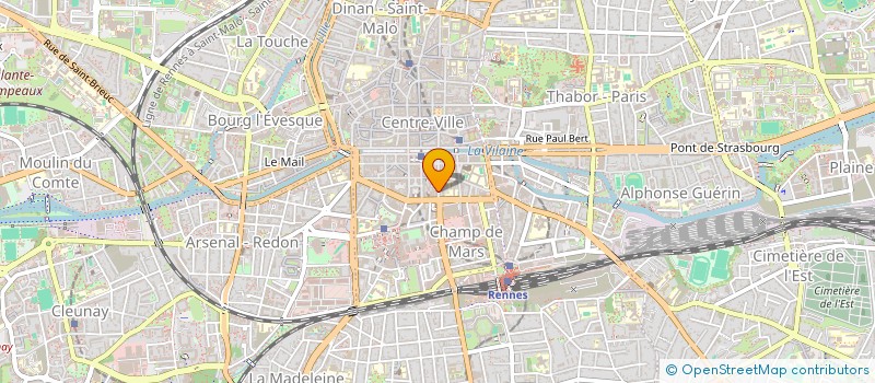 localisation de l'entreprise MADAME DOMINIQUE LE COULS  RENNES