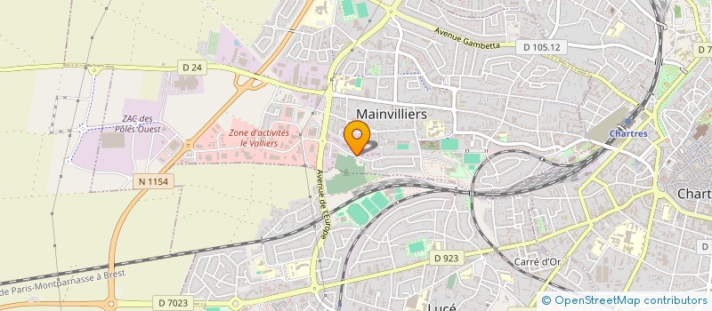localisation de l'entreprise MADAME DOMINIQUE LE GAC à MAINVILLIERS