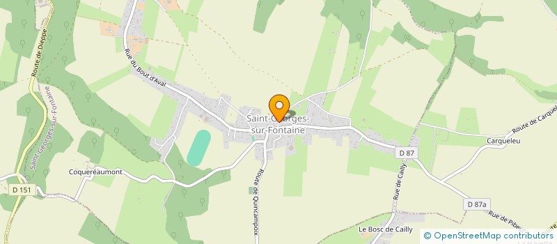 localisation de l'entreprise MADAME DOMINIQUE LE GAC  SAINT-GEORGES-SUR-FONTAINE