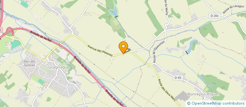 localisation de l'entreprise MADAME DOMINIQUE LE GOSLES  GRAGNAGUE