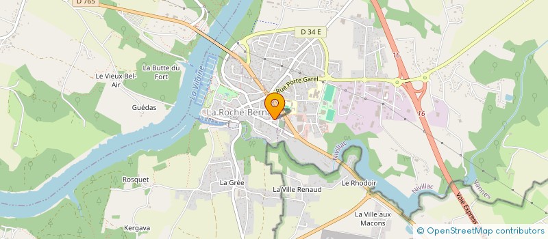 localisation de l'entreprise MADAME DOMINIQUE LE MAUX  LA ROCHE-BERNARD