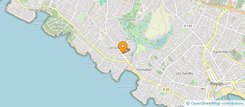 localisation de l'entreprise MADAME DOMINIQUE LE MOROUX  VAUX-SUR-MER