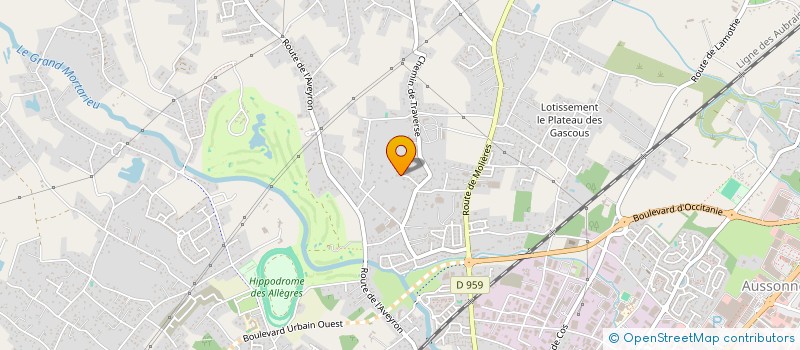 localisation de l'entreprise MADAME DOMINIQUE LE PAPE  MONTAUBAN