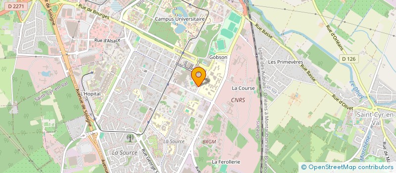 localisation de l'entreprise MADAME DOMINIQUE LEBRAY à ORLEANS