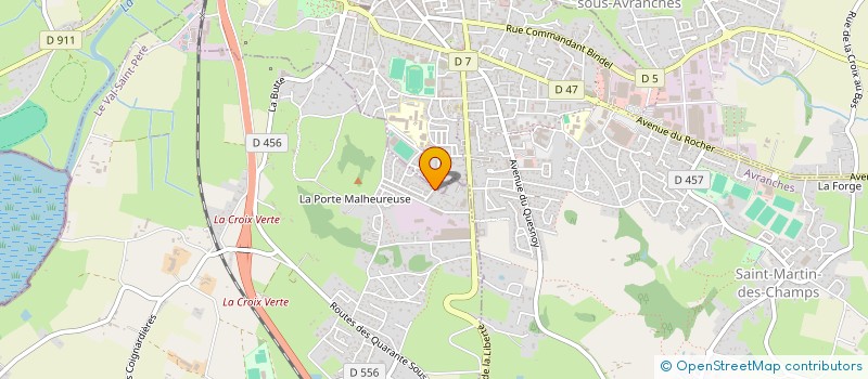 localisation de l'entreprise MADAME DOMINIQUE LECOIS  LE VAL-SAINT-PERE