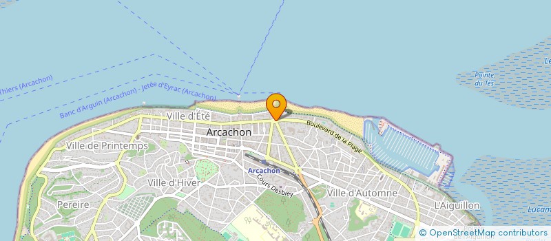 localisation de l'entreprise MADAME DOMINIQUE LEFEBVRE à ARCACHON