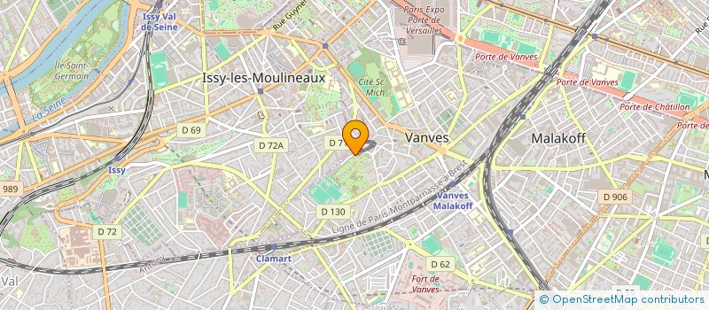 localisation de l'entreprise MADAME DOMINIQUE LEFEBVRE  VANVES