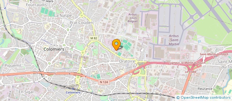 localisation de l'entreprise MADAME DOMINIQUE LEFEBVRE à COLOMIERS