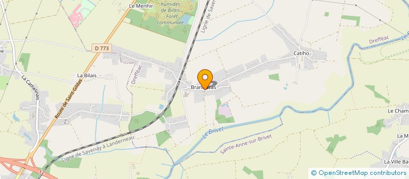 localisation de l'entreprise MADAME DOMINIQUE LEFEUVRE  DREFFEAC