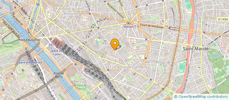 localisation de l'entreprise MADAME DOMINIQUE LEFEVRE  PARIS