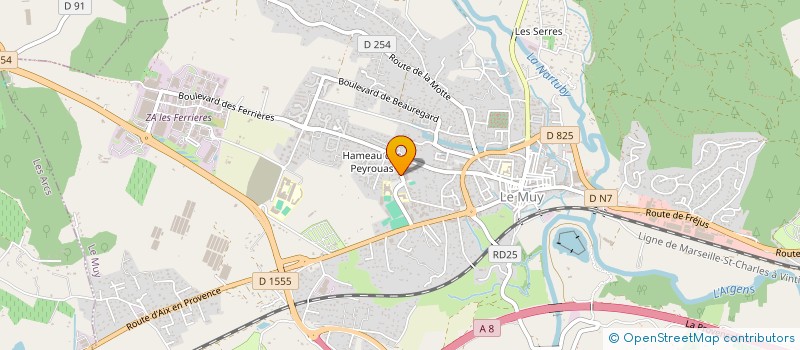 localisation de l'entreprise MADAME DOMINIQUE LEFORT à LE MUY