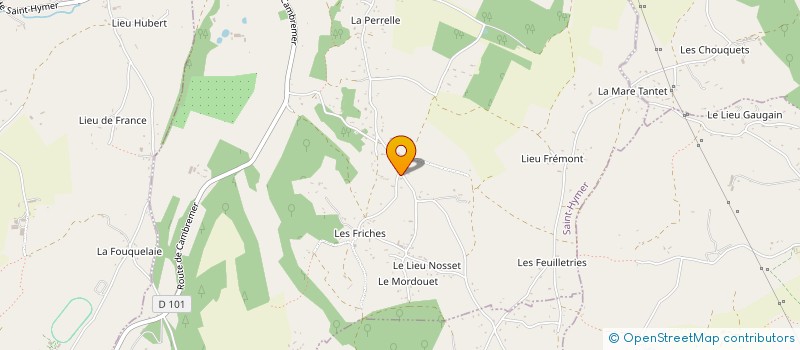 localisation de l'entreprise MADAME DOMINIQUE LEGRAND  SURVILLE