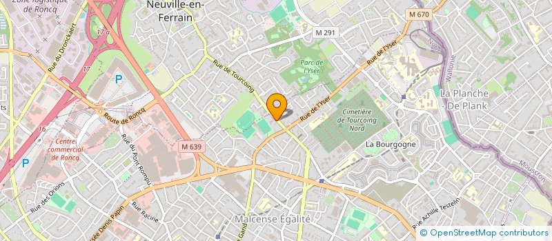 localisation de l'entreprise MADAME DOMINIQUE LEGRAND à TOURCOING