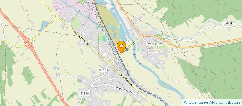 localisation de l'entreprise MADAME DOMINIQUE LEGRAND  PORTIEUX