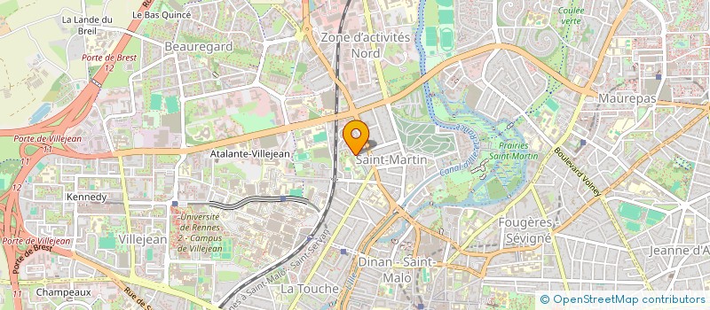 localisation de l'entreprise MADAME DOMINIQUE LEGRAND  RENNES