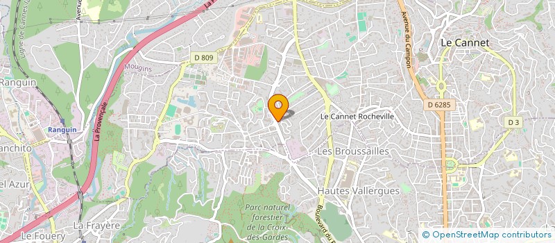 localisation de l'entreprise MADAME DOMINIQUE LELIEVRE à LE CANNET