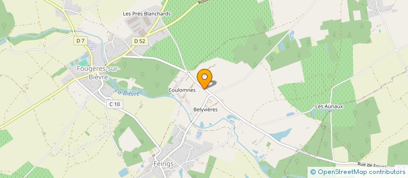 localisation de l'entreprise MADAME DOMINIQUE LEMAIRE  LE CONTROIS-EN-SOLOGNE