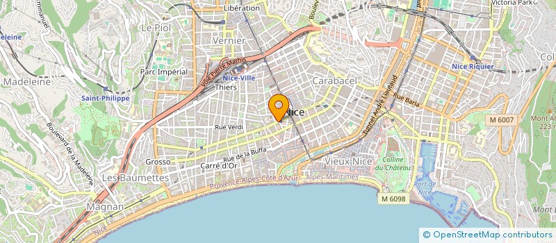 localisation de l'entreprise MADAME DOMINIQUE LEMAITRE à NICE