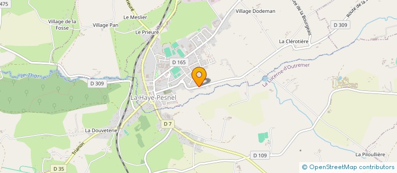 localisation de l'entreprise MADAME DOMINIQUE LEMASSON  LA HAYE-PESNEL