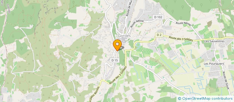 localisation de l'entreprise MADAME DOMINIQUE LEMIERE  GORDES