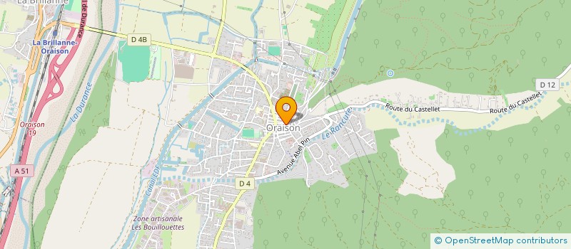 localisation de l'entreprise MADAME DOMINIQUE LENGLET  ORAISON