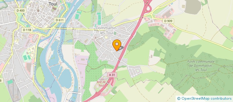 localisation de l'entreprise MADAME DOMINIQUE LESAUVAGE  DOMMARTIN-LES-TOUL