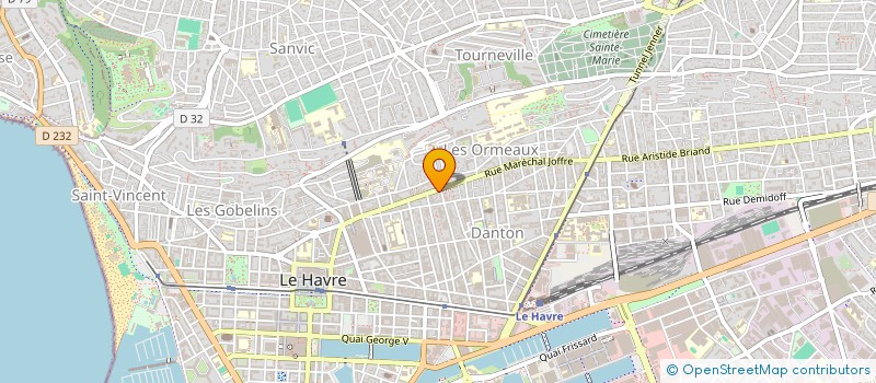 localisation de l'entreprise MADAME DOMINIQUE LESBAUDITS  LE HAVRE