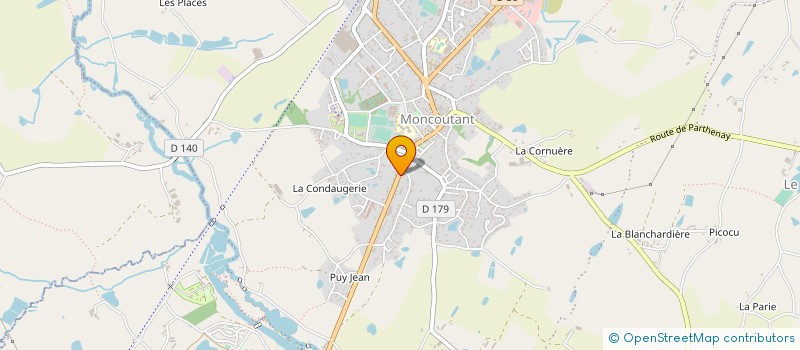 localisation de l'entreprise MADAME DOMINIQUE LESEINT  MONCOUTANT-SUR-SEVRE