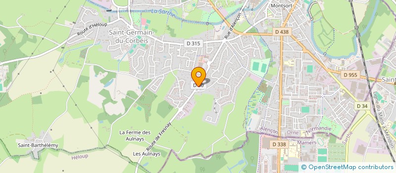 localisation de l'entreprise MADAME DOMINIQUE LESIOURD à SAINT-GERMAIN-DU-CORBEIS