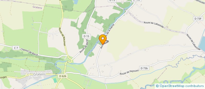 localisation de l'entreprise MADAME DOMINIQUE LETULLE  GRATENS