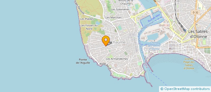 localisation de l'entreprise MADAME DOMINIQUE LEVY à LES SABLES D'OLONNE