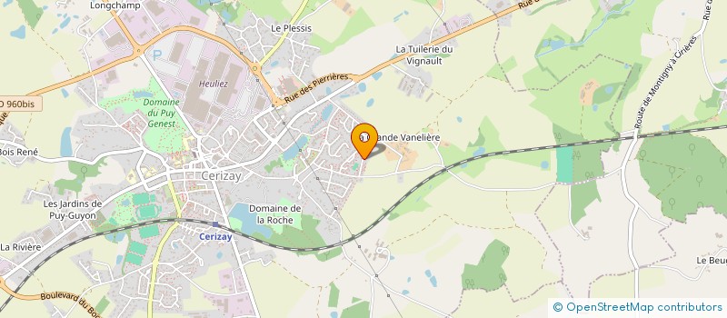 localisation de l'entreprise MADAME DOMINIQUE LHOMMEAU  CERIZAY