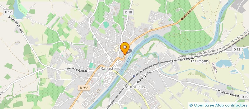 localisation de l'entreprise MADAME DOMINIQUE LINOTTE  RABASTENS