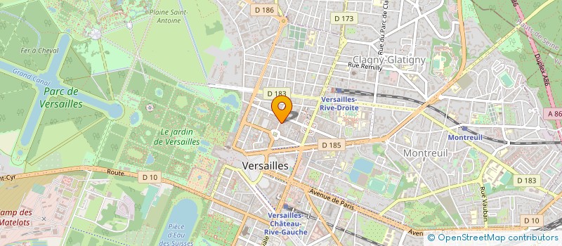 localisation de l'entreprise MADAME DOMINIQUE LIOU à VERSAILLES