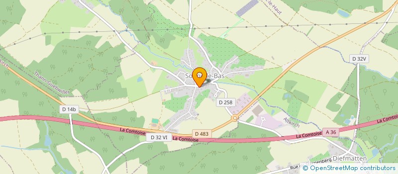 localisation de l'entreprise MADAME DOMINIQUE LITZLER  STERNENBERG