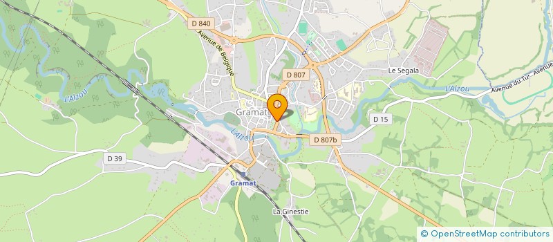 localisation de l'entreprise MADAME DOMINIQUE LLABRES à GRAMAT