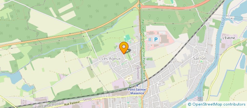 localisation de l'entreprise MADAME DOMINIQUE LOOF  LES AGEUX