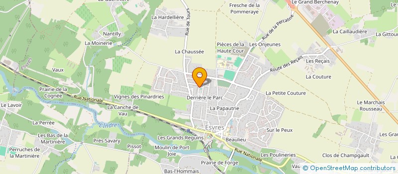 localisation de l'entreprise MADAME DOMINIQUE LOQUIN  ESVRES