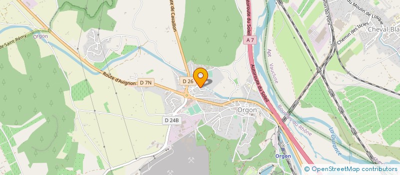 localisation de l'entreprise MADAME DOMINIQUE LORENZI  ORGON