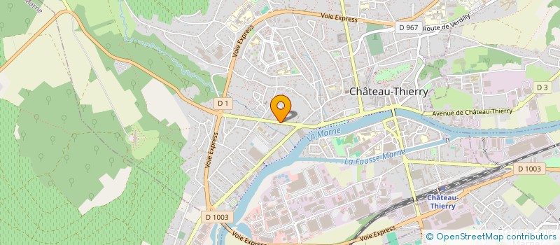 localisation de l'entreprise MADAME DOMINIQUE LOUIS à CHATEAU-THIERRY