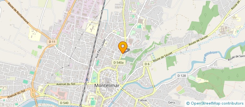 localisation de l'entreprise MADAME DOMINIQUE LUZU à MONTELIMAR