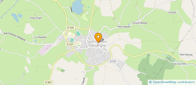 localisation de l'entreprise MADAME DOMINIQUE MADEBENE  GOUTTIERES