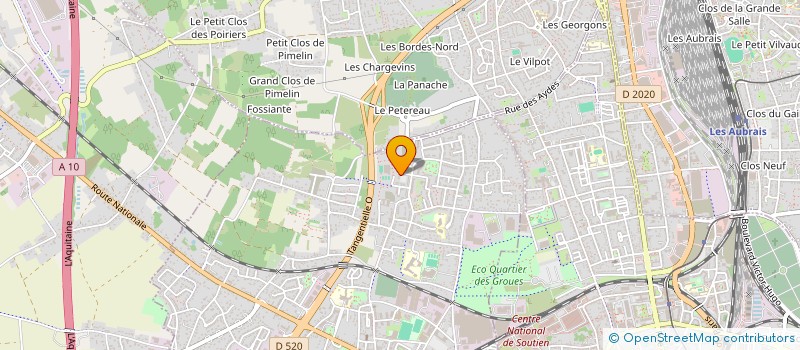 localisation de l'entreprise MADAME DOMINIQUE MAILLARD  SAINT-JEAN-DE-LA-RUELLE