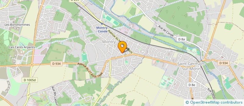 localisation de l'entreprise MADAME DOMINIQUE MAILLET  MONTRY