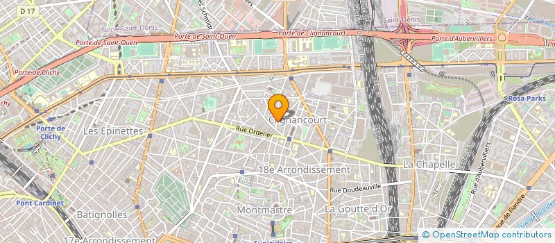 localisation de l'entreprise MADAME DOMINIQUE MAINARD  PARIS