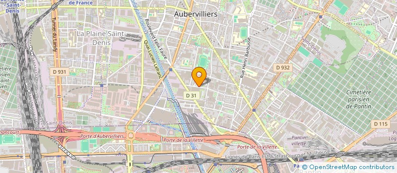 localisation de l'entreprise MADAME DOMINIQUE MARCILLE à AUBERVILLIERS