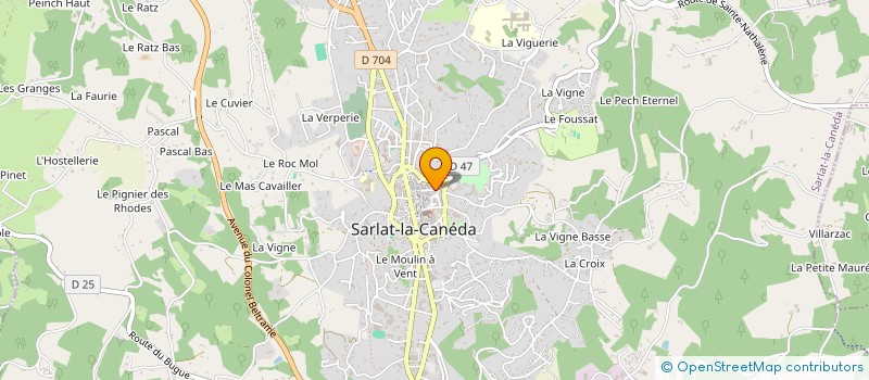 localisation de l'entreprise MADAME DOMINIQUE MARCUS à SARLAT-LA-CANEDA