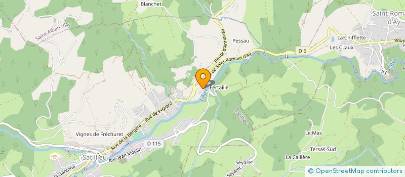 localisation de l'entreprise MADAME DOMINIQUE MAREINE  SATILLIEU