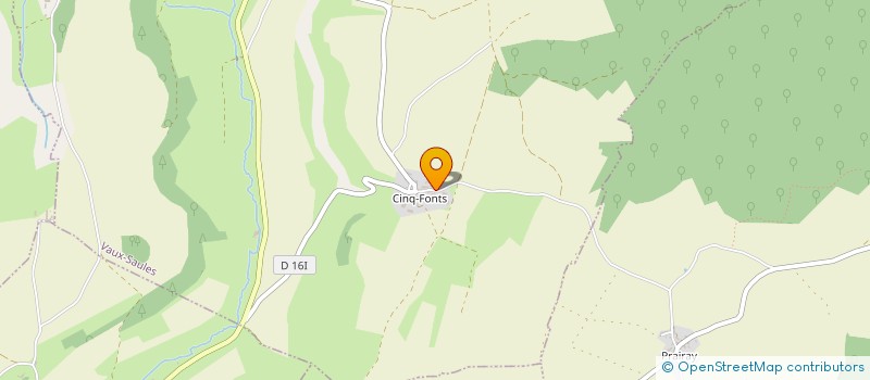 localisation de l'entreprise MADAME DOMINIQUE MARIE I DUBOIS  VAUX-SAULES