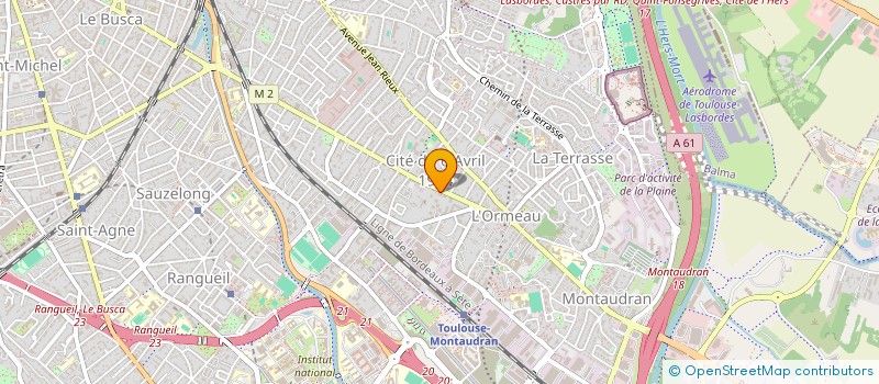 localisation de l'entreprise MADAME DOMINIQUE MARIE-NOEL MINNE à TOULOUSE